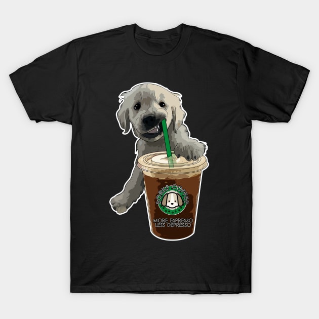 More Espresso Less Depresso T-Shirt by X-TrashPanda